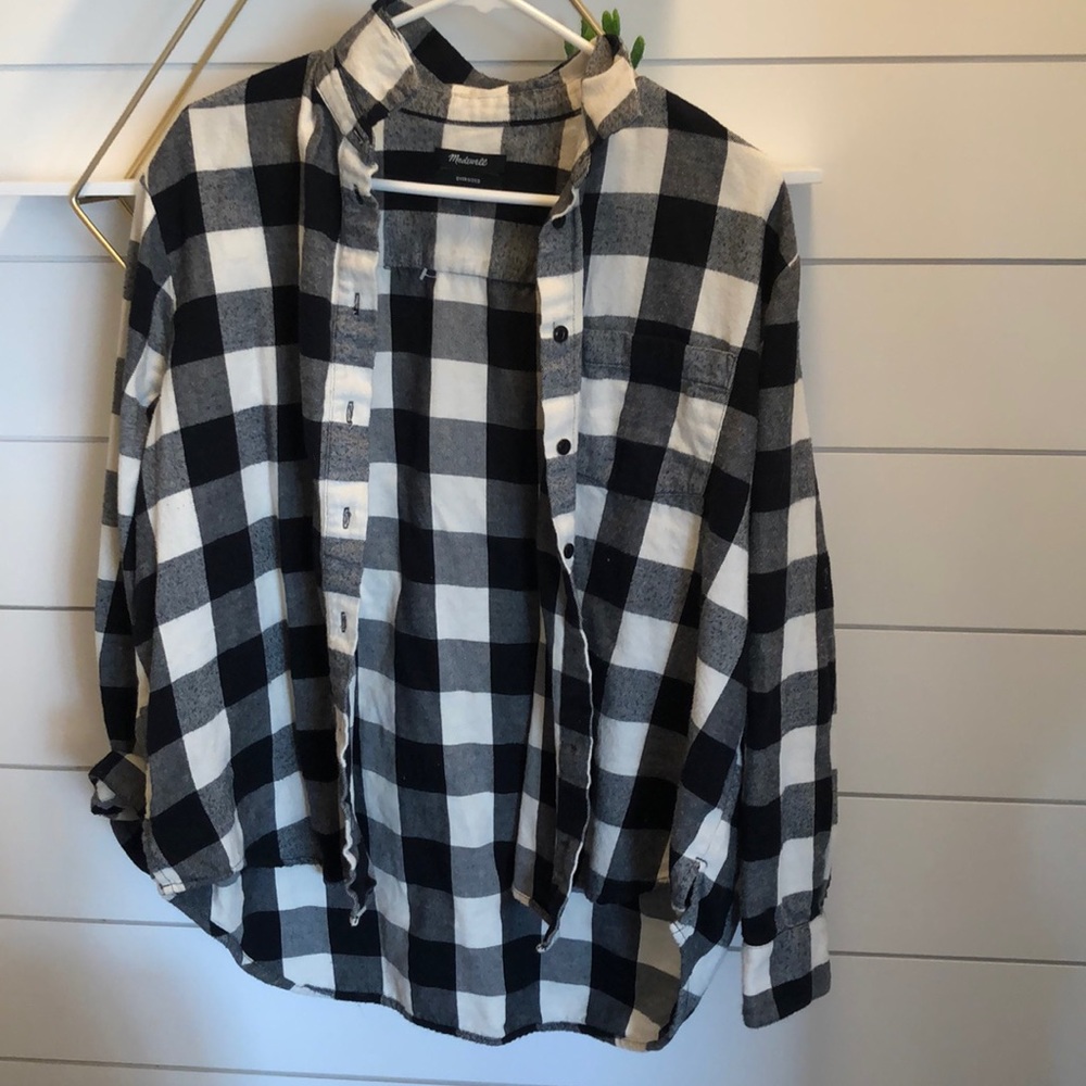 Madewell buffalo plaid shirt